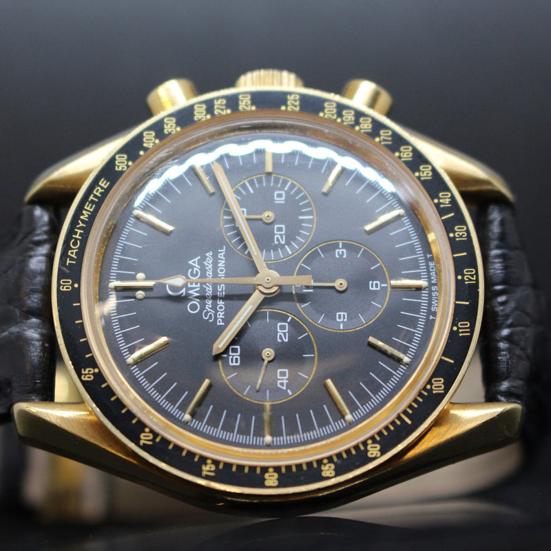 Omega Speedmaster Professional Moonwatch ref.3691.50.81 yellow gold