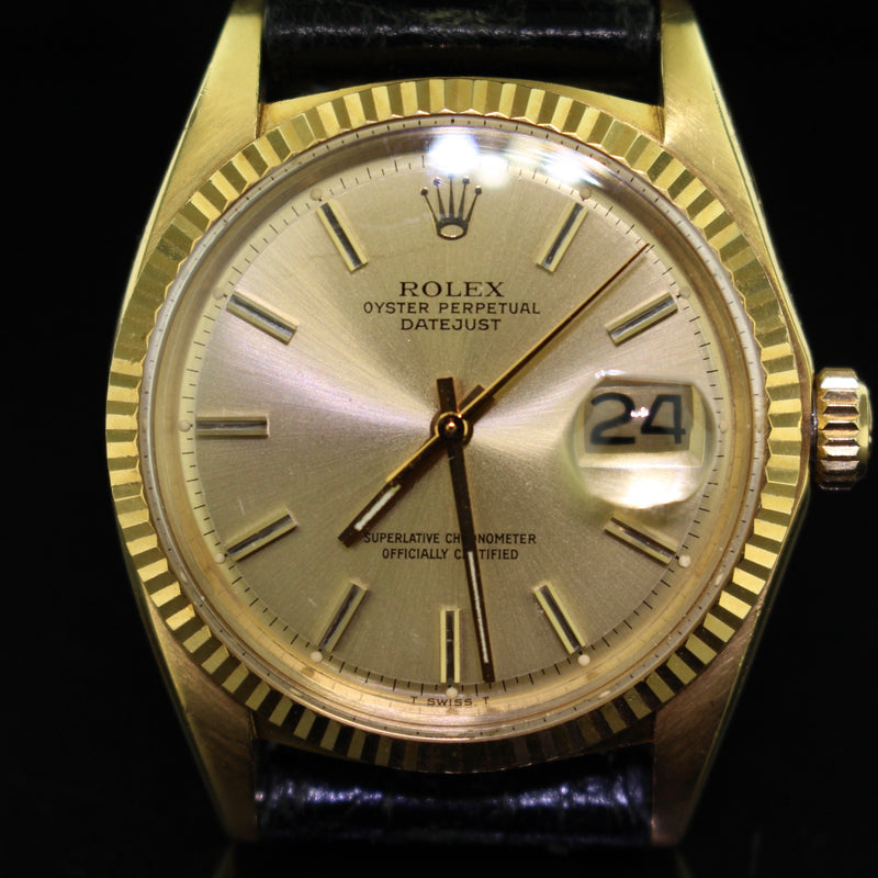 Rolex Date just ref.1601 oro giallo