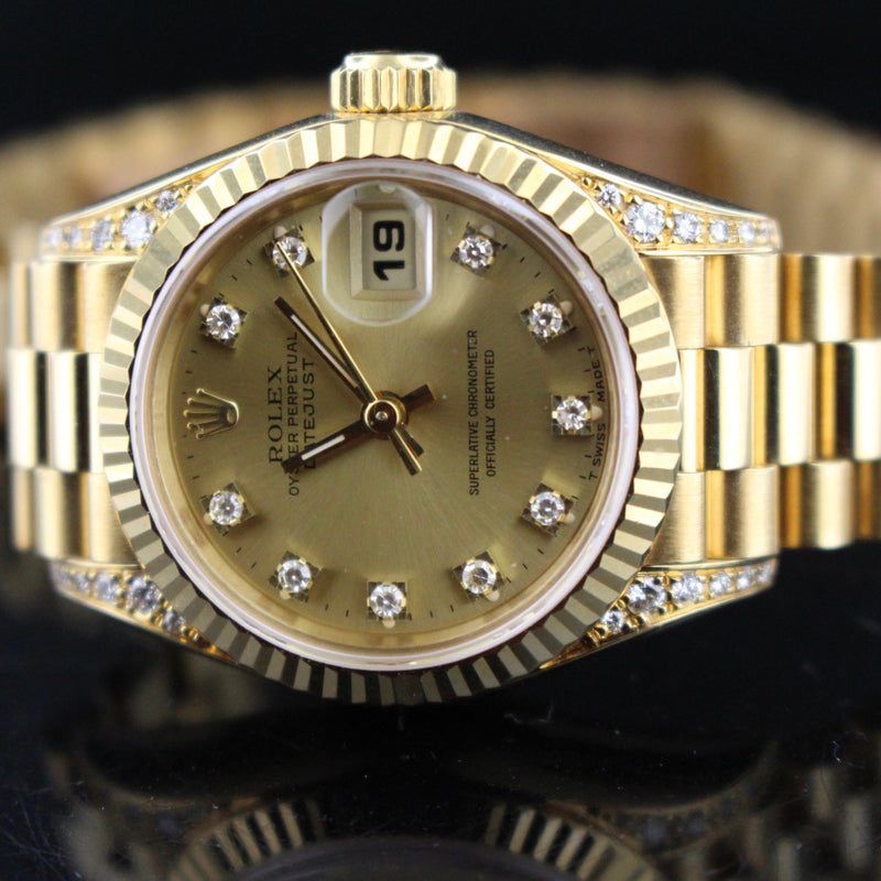 Rolex Date Just ref. 69238 oro giallo